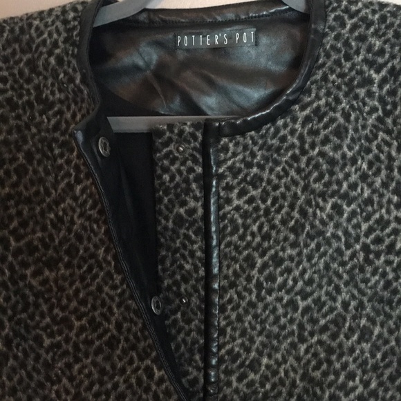 Anthropologie Potter’s Pot Leopard Animal Print Jacket - Picture 11 of 16